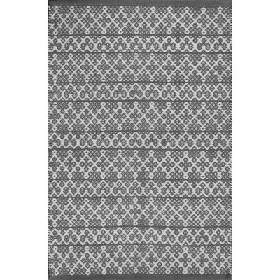 Tapis gris en coton fabriqué à la main Alodie