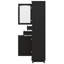Armoire de rangement de 63 po de hauteur avec 2 tiroirs, armoire de salle de bain avec portes en verre, rangement pour garde-manger avec tablettes réglables-2024789941