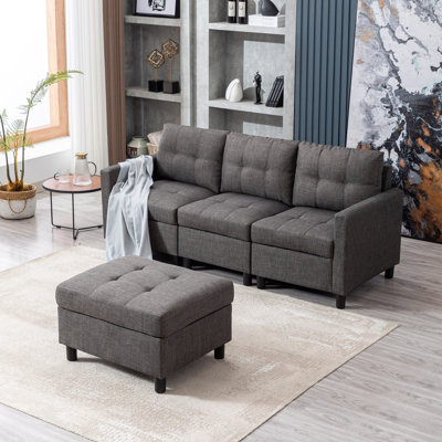 Renetha Upholstered L-Shaped Sectional