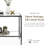 Lalia 2-Piece Modern Hammered Metal 1-Shelf End Table Set-125373197