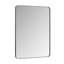 Miroir mural mural noir, pour salle de bain, salon, décoration murale de chambre à coucher