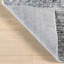 Tapis gris en polyester tissé à la machine Marylene-91894834