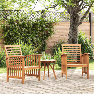 Ensemble de 2 chaises de salle à manger d'extérieur vidaXL