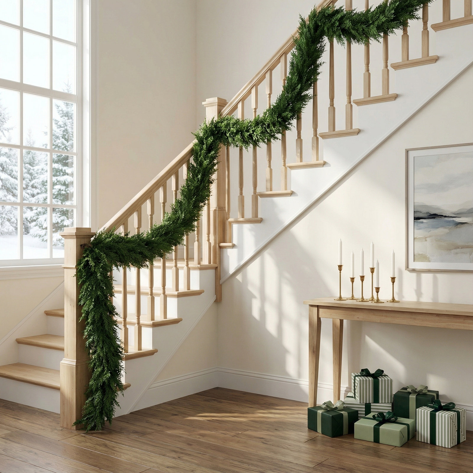 Soft PE Artificial Christmas Garland
