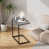 Plateau gris/ base noire