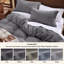 Housse de couette en microfibre de format grand format - ensemble de literie très doux en coton prélavé (ensemble de 3)-1558598720-1558598731
