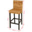 Wadebridge Counter Stool with Solid Wood Frame