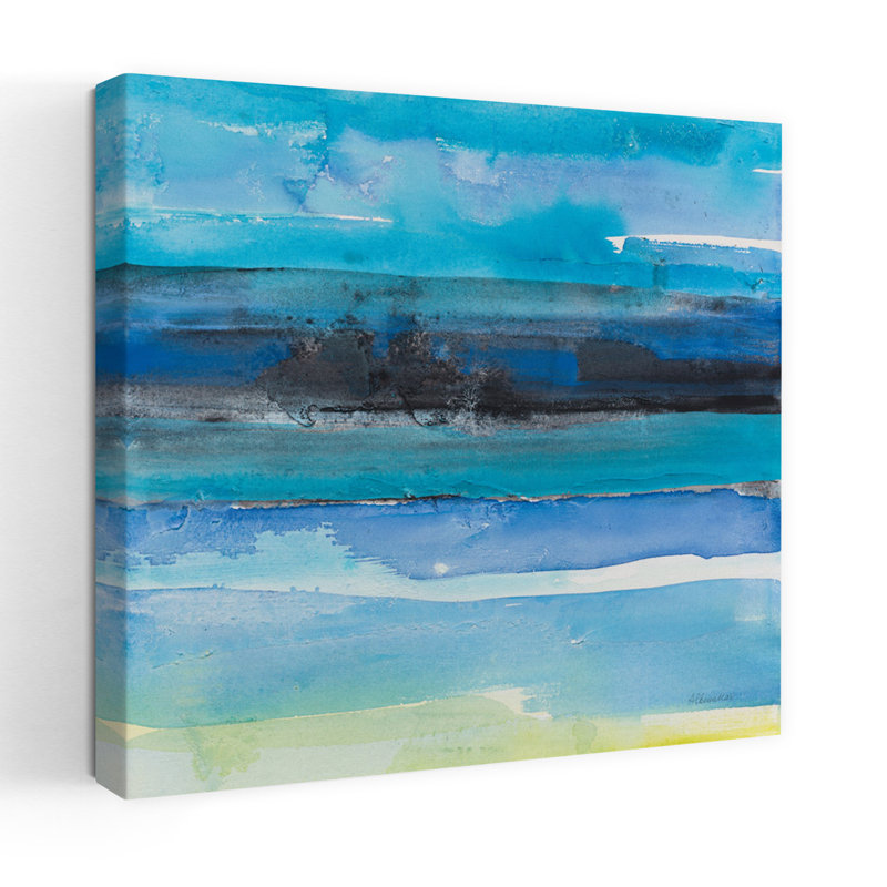 Tidal Dreams II, art contemporain abstrait, H 32 po x l 32 po