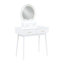 Magnifique commode avec miroir et tabouret avec tiroirs de rangement-1009339129