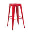 Tabouret à hauteur de comptoir de 30 pouces, ensemble de 4 tabourets de bar en métal sans dossier, non empilable, amovible et facile à assembler-42492771-42492796