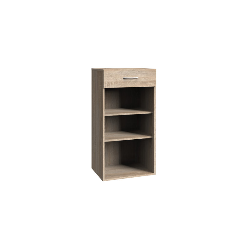 Aghwith Wood Shelving Unit, Oak Sawed Raw, 98cm H x 40cm W x 40cm D