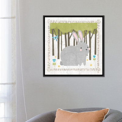 «Bunny» par Moira Hershey, reproduction sur toile tendue sur toile tendue sur châssis
