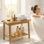 Chaise de douche, banc de douche et tabouret de douche ergonomique à l'épreuve de l'eau avec tablette de rangement-1095271465