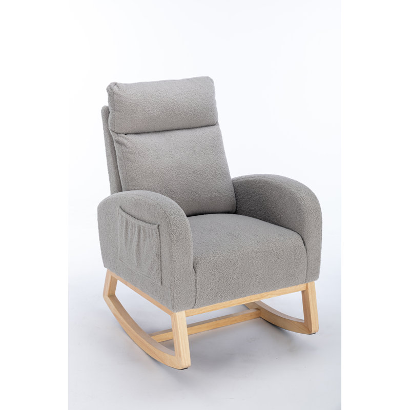 Rocking Chair, Light Grey