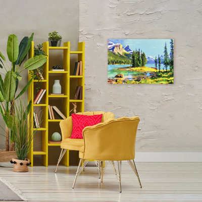 Alpine Mountain Solitude Canvas, design by John Jaster