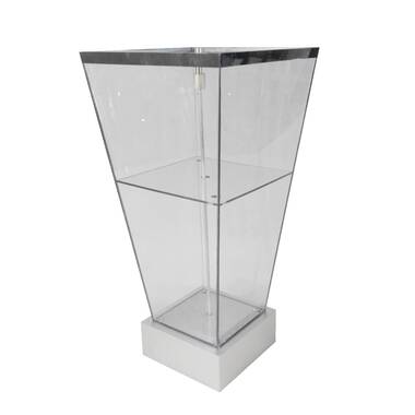 Clear Cabinet Acrylic Display Removable Shelf Case Plexiglass Showcase with Lock and Key Transparent Fixturedisplays