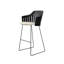 Choice Chair Outdoor and Bar Sledge Steel Base with Sand Upholstery Cane-line Free Seat Cover-1493929704