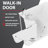 Therapeutic Tubs 29 in. x 53 in. Left Drain Wheelchair Access Walk-In Whirlpool and Air Tub with Powered Fast Drain in White-4631136