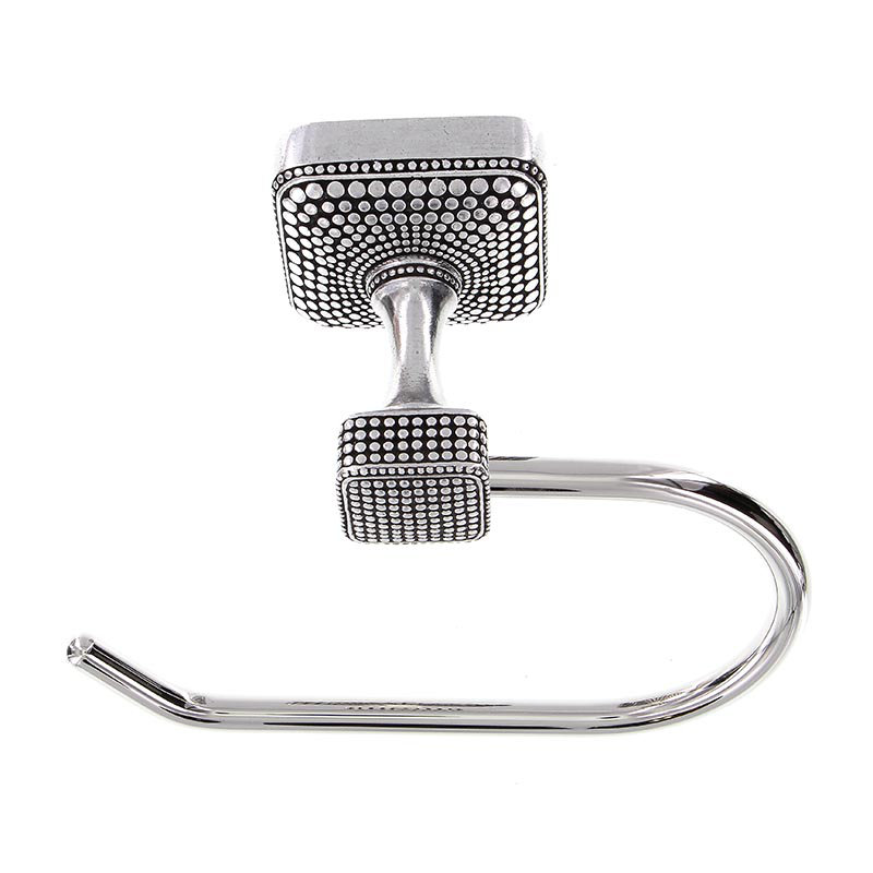 Tiziano Wall Mounted Toilet Paper Holder, Vintage Pewter
