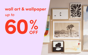 wall art & wallpaper clearance