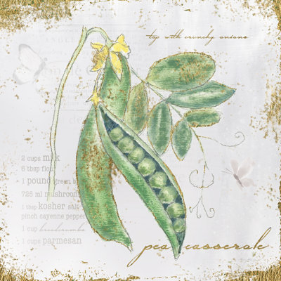 "Garden Treasures X" par Emily Adams, reproduction d’art graphique sur toile