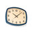 Navy Solid Wood Rounded Square Wall Clock