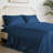 220 TC Cotton Blend Sateen Soft Smooth Sheet Set With Pillowcase(S)-123263242-123263234