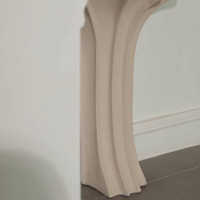 Mid-Century Modern Solid Wood Entry  Console