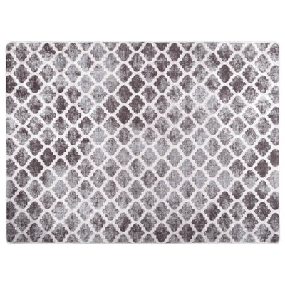 Azcuy Geometric Machine Braided Area Rug