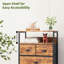 Birkner 58cm W Metal Bedside Table