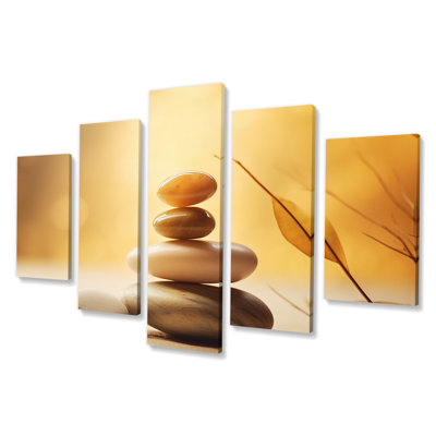 Carrera - reproduction d'art en pierre spirituelle - 5 panneaux