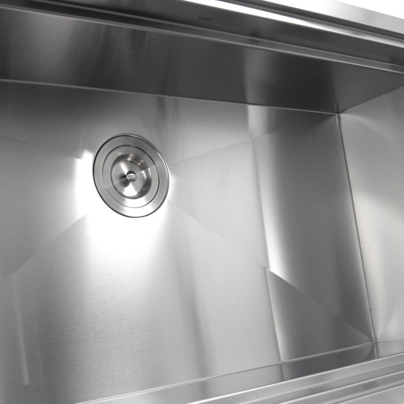 Pro Series 36" L x 20" W Undermount Kitchen Sink with Accessories