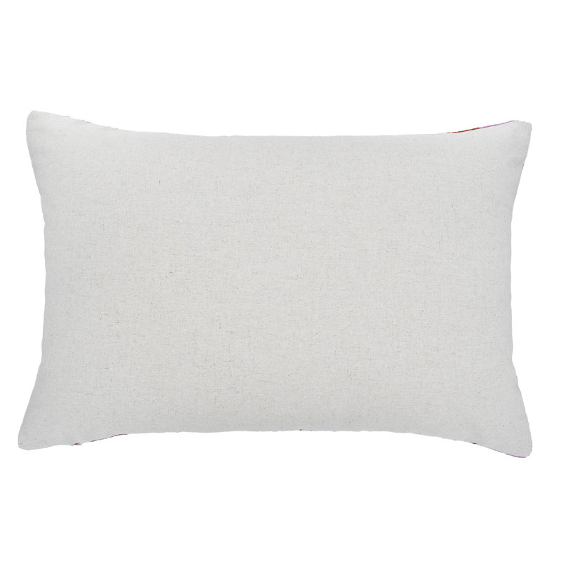Jolia Geometric Silk Lumbar Pillow Cover