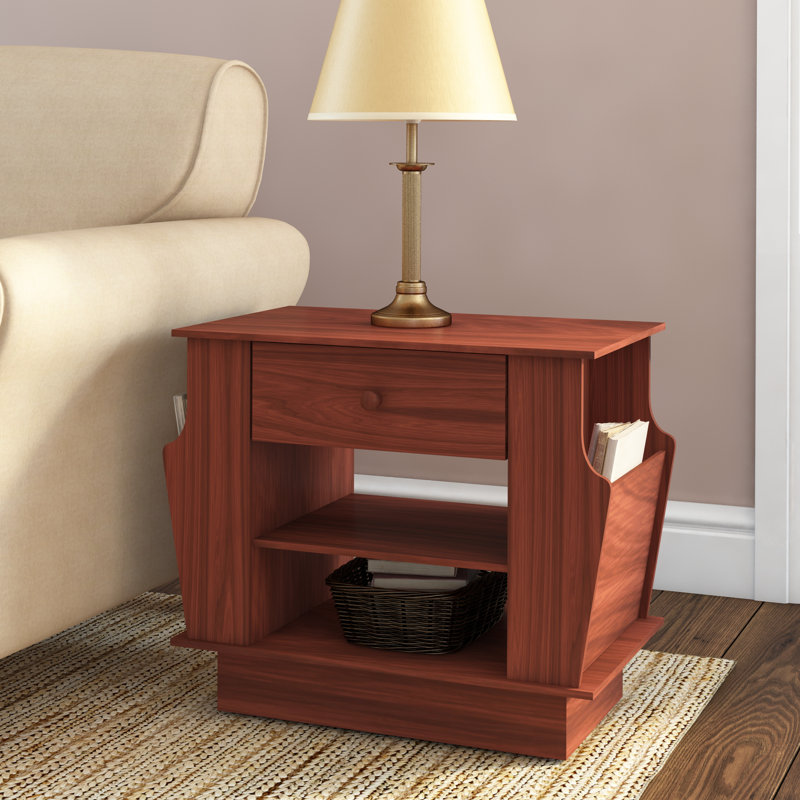 Adal End Table, Mahogany