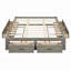 Lit plateforme en bois avec 6 tiroirs de rangement-596827662-596827660