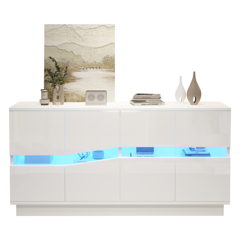 Acrylic Rectangle Accent Cabinet