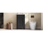 Ensemble de meuble-lavabo simple de 18 po avec lavabo en céramique, ensemble de meuble-lavabo autoportant avec porte à fermeture douce, tablette réglable, style français, pieds pleins-129669218