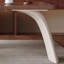 Bureau à 3 tiroirs brun noyer + blanc massif + bois manufacturé-2097471511-2097471496