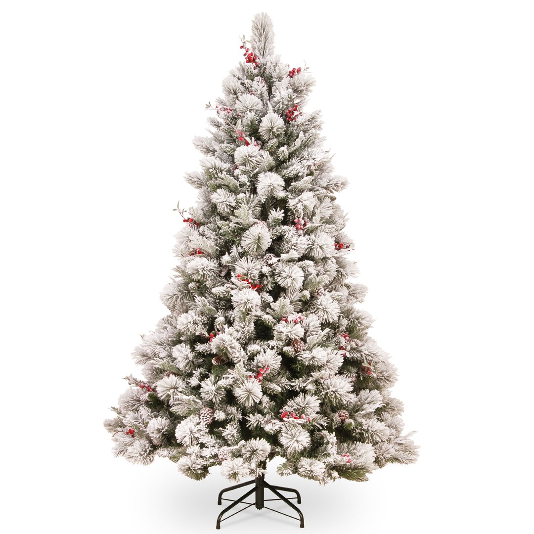 Künstlicher Weihnachtsbaum 229 cm Grün mit Ständer Snowy