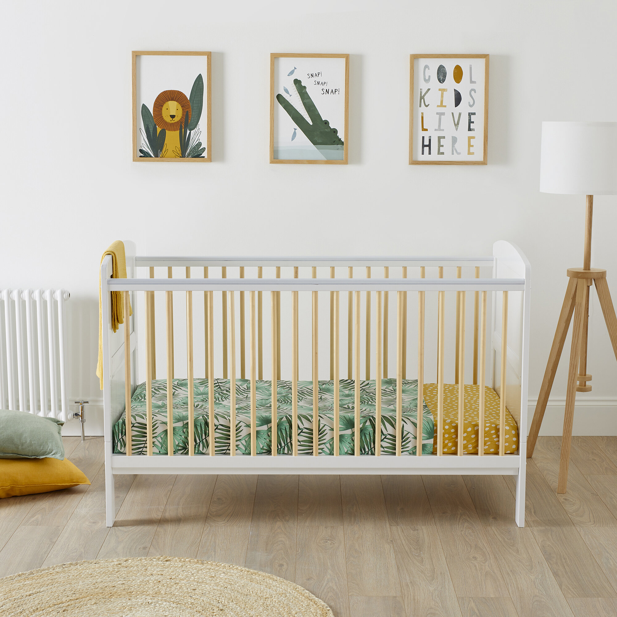 Bryana mini cot with hot sale mattress