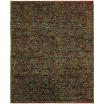 Wool Floral Indoor Rug
