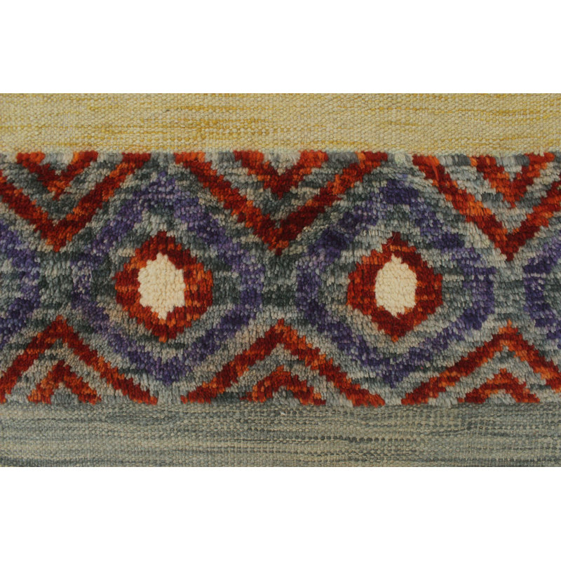 Wool Geometric Indoor Rug