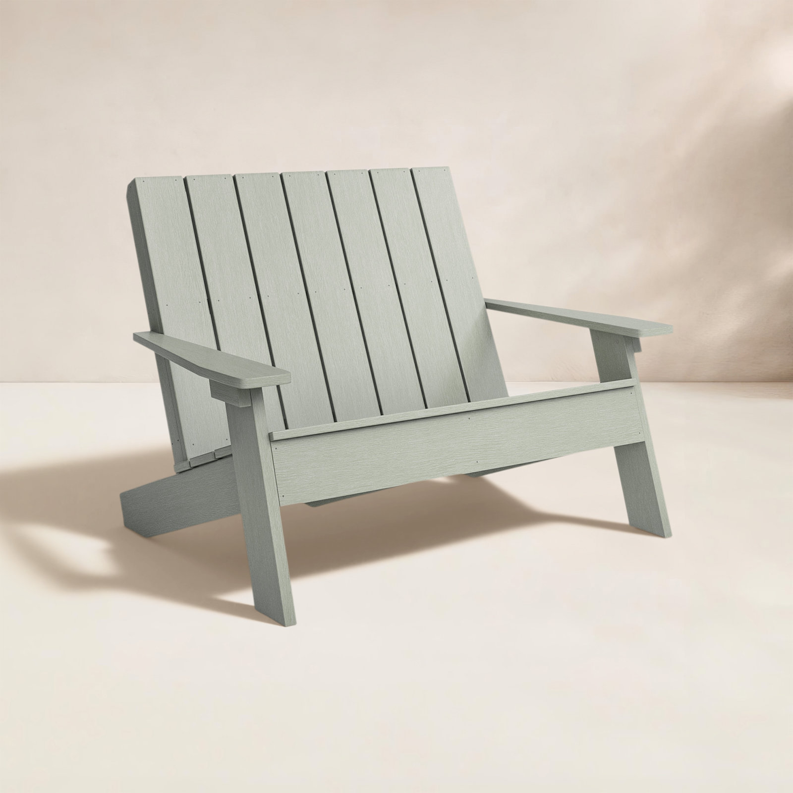 Byrnes 54" Patio Loveseat, Eucalyptus