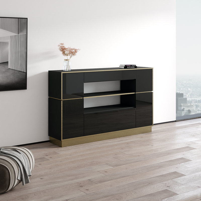 Buffet 43,3 po Gwendolynn, Noir