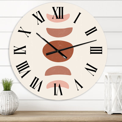 Minimal Moon Phases - Modern wall clock
