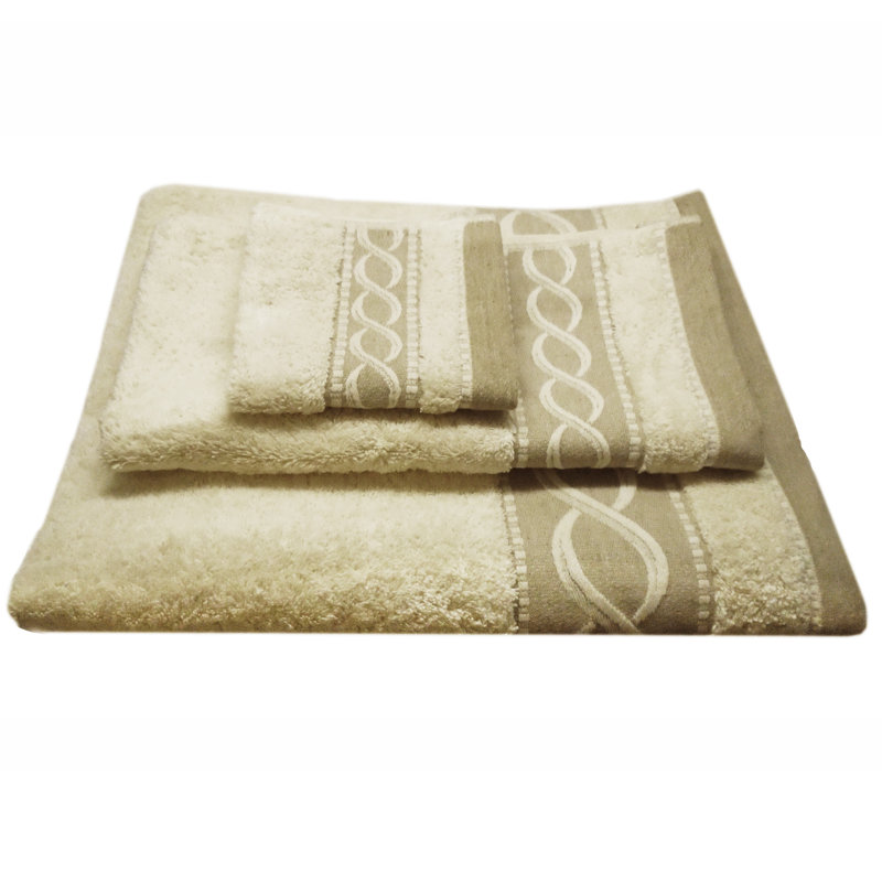 100% Cotton Plush Jacquard Mulit-Size Set