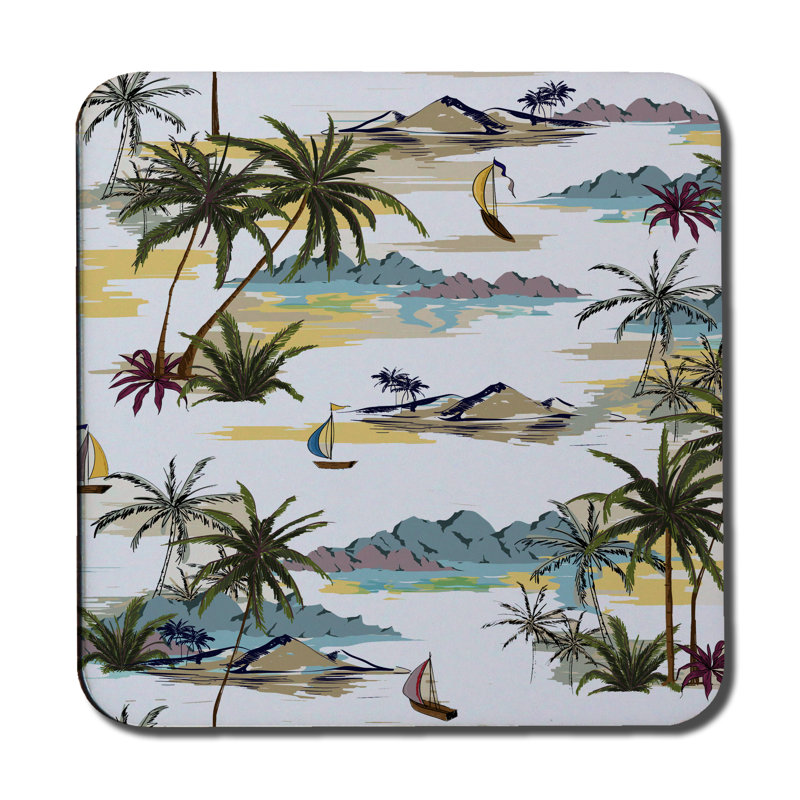 Square 6 Piece Coaster Set