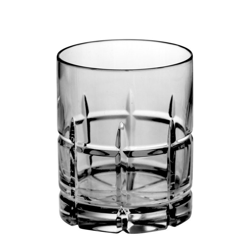 Majestic European Cut Crystal 11oz Whiskey Glass Set of 6