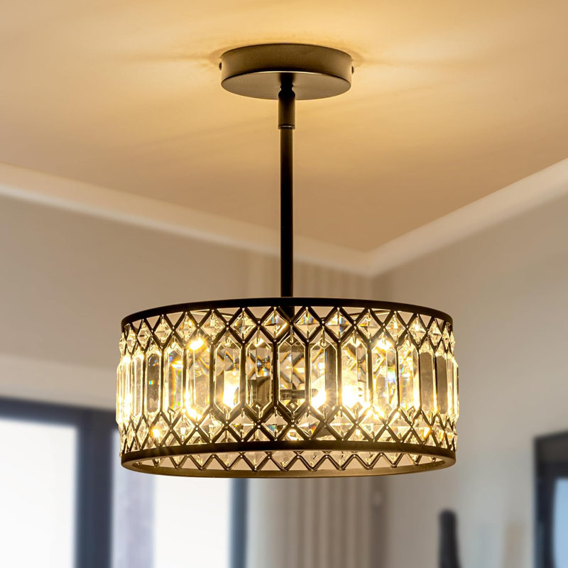 Plafonnier semi-encastré Modern Crystal