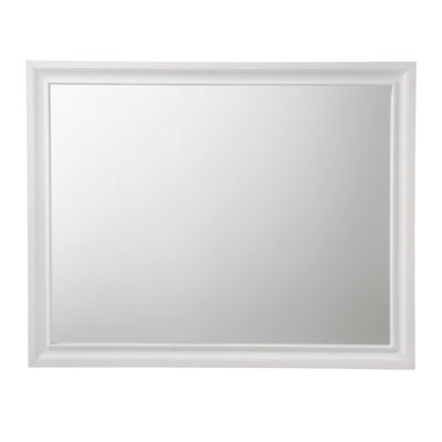 Naima White Finish Mirror